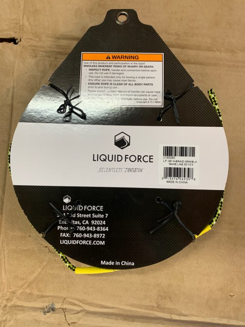 2021 H-Brade thin line by Liquid Force Tow Rope