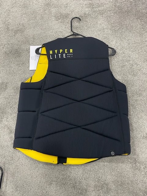 2022 Riot Blk/Yel NCGA Vest S-2XL by Hyperlite